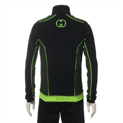 GUCCI Nylon and Polyurethane Knit Jacket, Size M, 698540