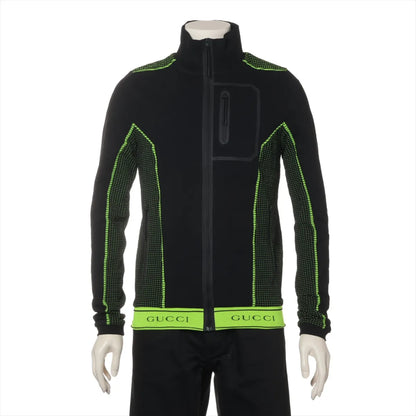 GUCCI Nylon and Polyurethane Knit Jacket, Size M, 698540
