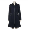 LOUIS VUITTON 2015AW Wool Long Coat, Size 40, Navy, RW152A