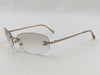  CHANEL Coco Mark Rimless Sunglasses Gray Sunglasses & Glasses