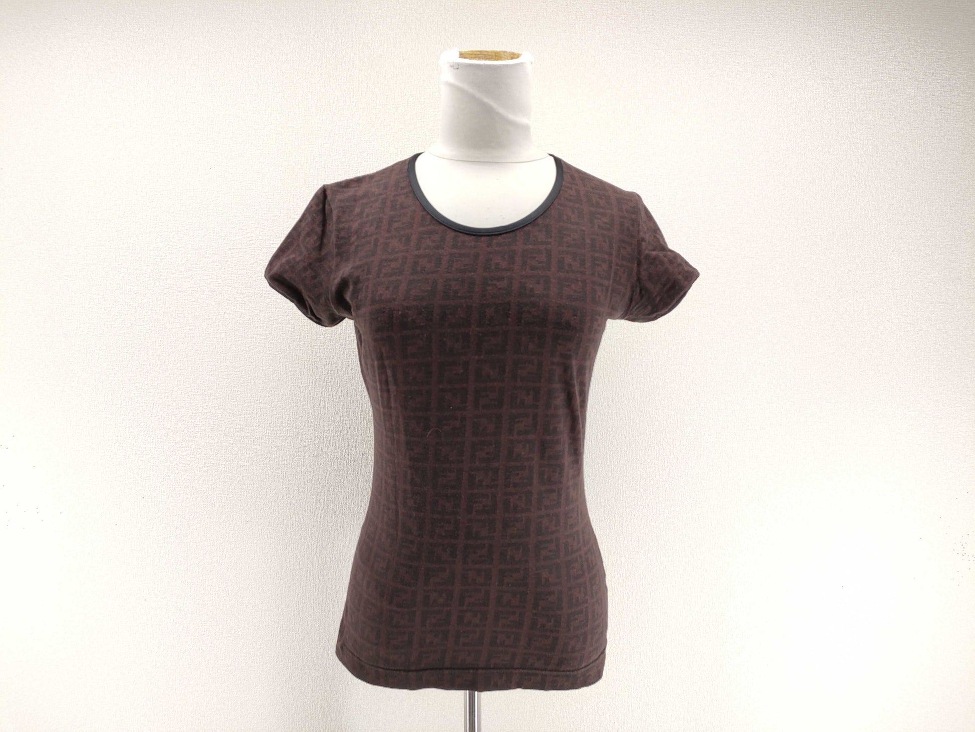 FENDI Zucca T-shirt Brown Tops