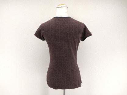 FENDI Zucca T-shirt Brown Tops