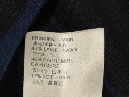 LOUIS VUITTON 18AW Monogram Knit Sweater Navy M Tops