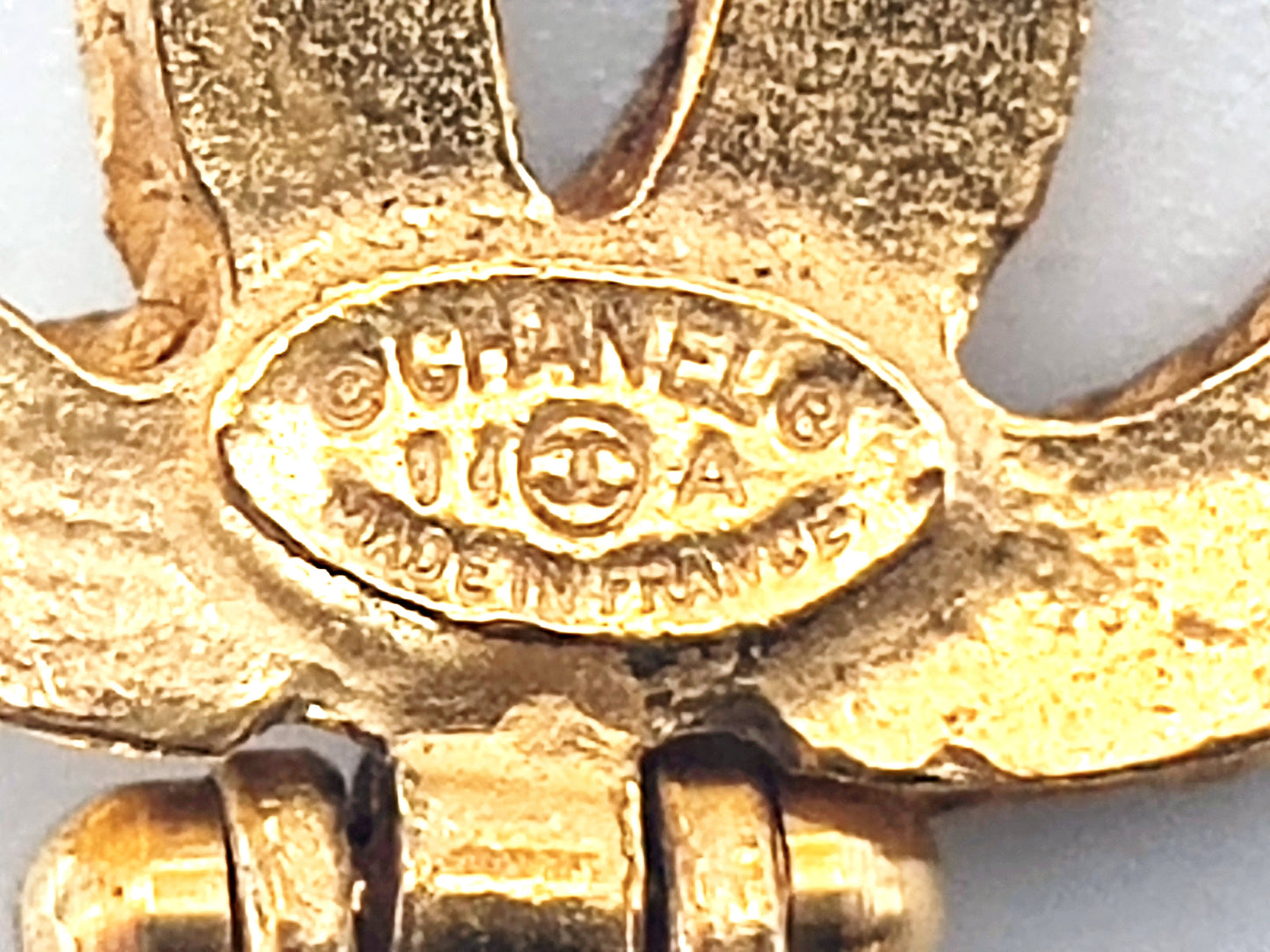 CHANEL Gripoir Coco Mark Triangle Swing 94A Necklace