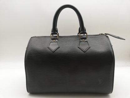 LOUIS VUITTON Epi Speedy 30 M59022 Noir Handbag