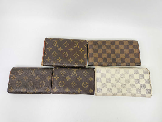LOUIS VUITTON Monogram Louis Vuitton 5-Piece Wallet Set