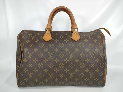 LOUIS VUITTON Monogram Louis Vuitton Speedy 35 Monogram M41524 Boston Bag