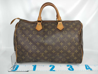 LOUIS VUITTON Monogram Louis Vuitton Speedy 35 Monogram M41524 Boston Bag