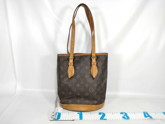 LOUIS VUITTON Monogram Louis Vuitton Bucket PM Monogram M42238 Handbag