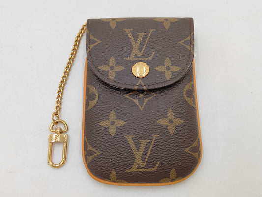LOUIS VUITTON LV Monogram Etui Telephone MM M66546 SN0150 Other Accessories