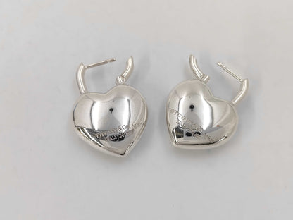 Tiffany & Co. TIFFANY Full Heart Earrings 21.3g