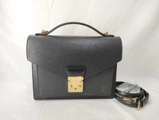 LOUIS VUITTON Epi Monceau 2-Way Handbag with Stitching