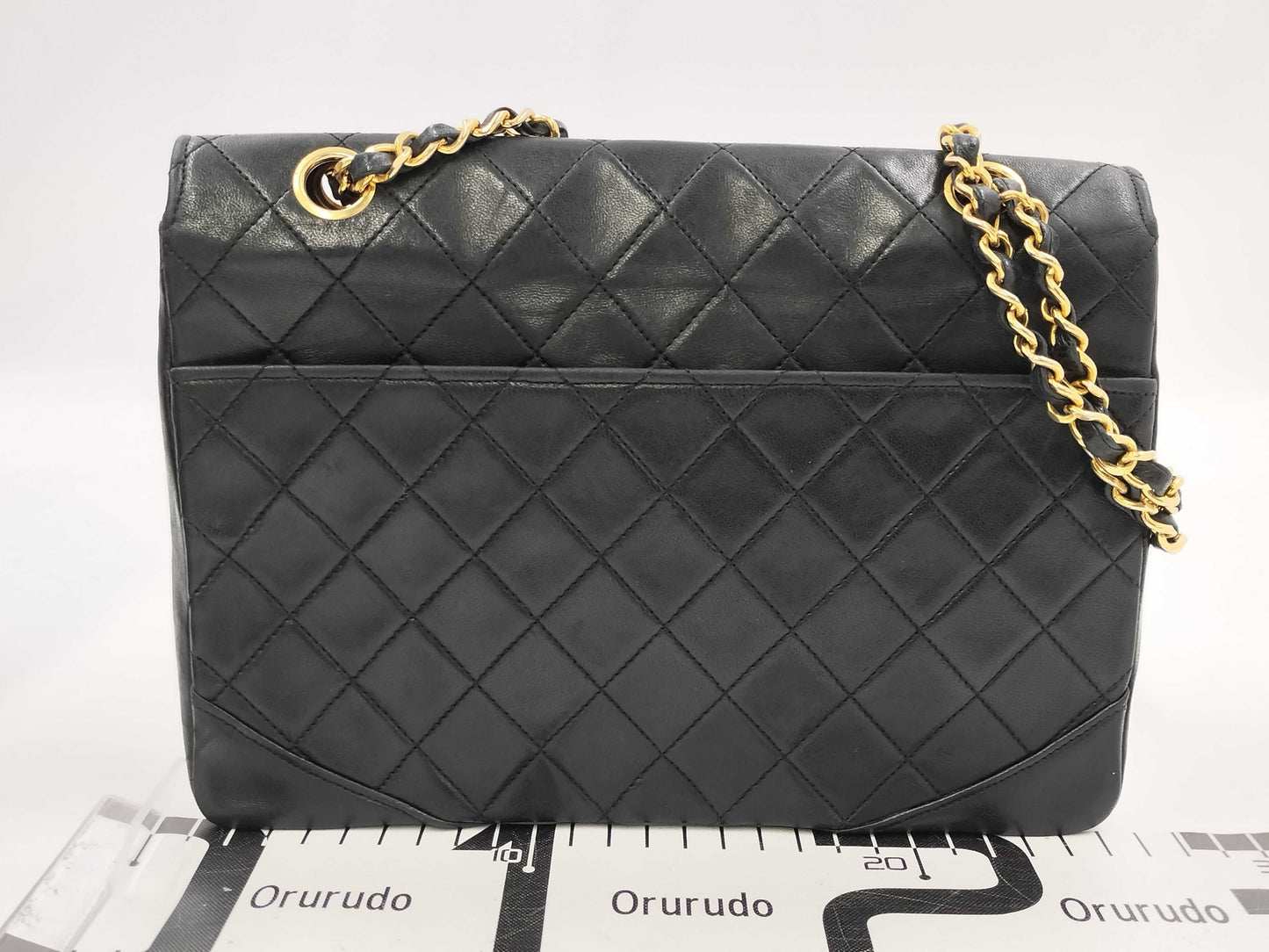 CHANEL Matelasse Chain Shoulder Bag with Sticker and Card
