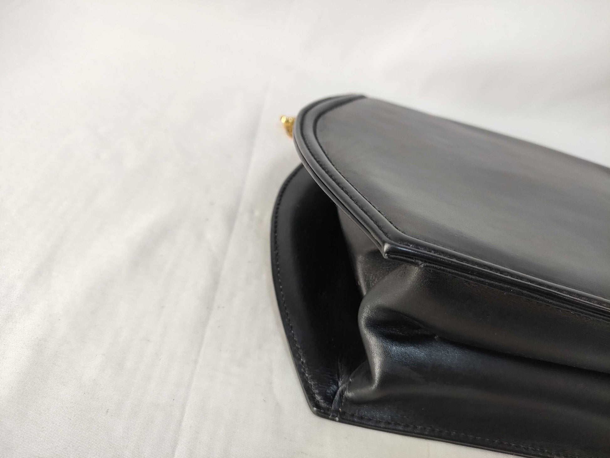 Tiffany & Co. Tiffany Circle Logo 2-Way Chain Shoulder Bag in Black with Box