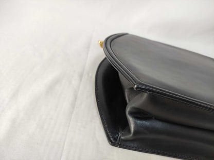 Tiffany & Co. Tiffany Circle Logo 2-Way Chain Shoulder Bag in Black with Box