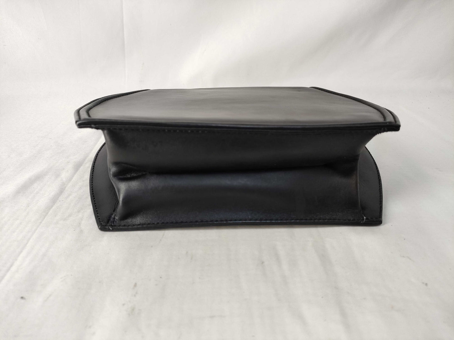 Tiffany & Co. Tiffany Circle Logo 2-Way Chain Shoulder Bag in Black with Box