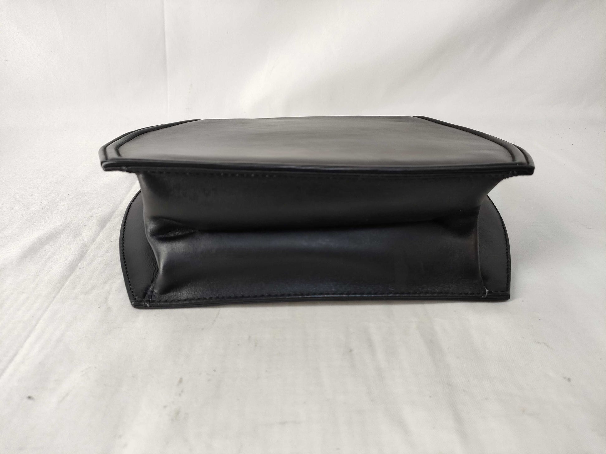 Tiffany & Co. Tiffany Circle Logo 2-Way Chain Shoulder Bag in Black with Box