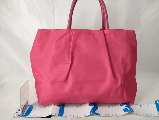 PRADA Prada Nylon Ribbon Handbag Pink Handbag