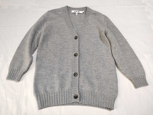 Dior Wool Cardigan Gray