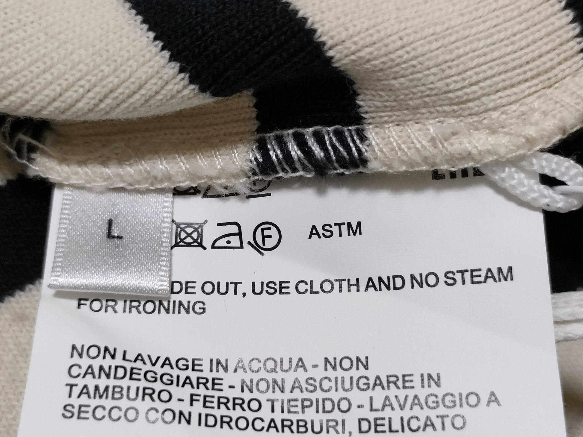 JILSANDER Jil Sander Striped T-shirt L Tops