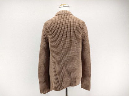 Salvatore Ferragamo knit beige wool top, size M