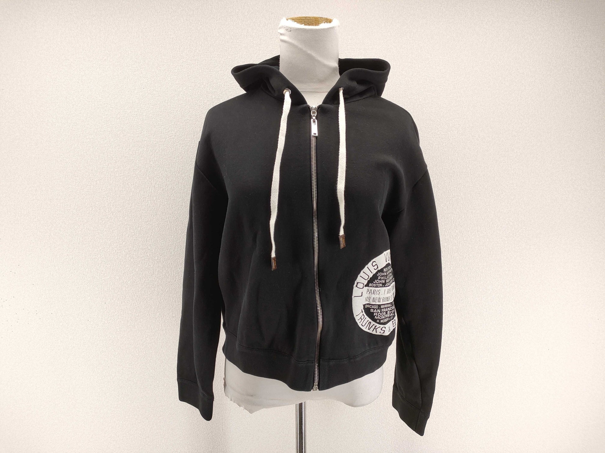 LOUIS VUITTON Hoodie S Black Tops