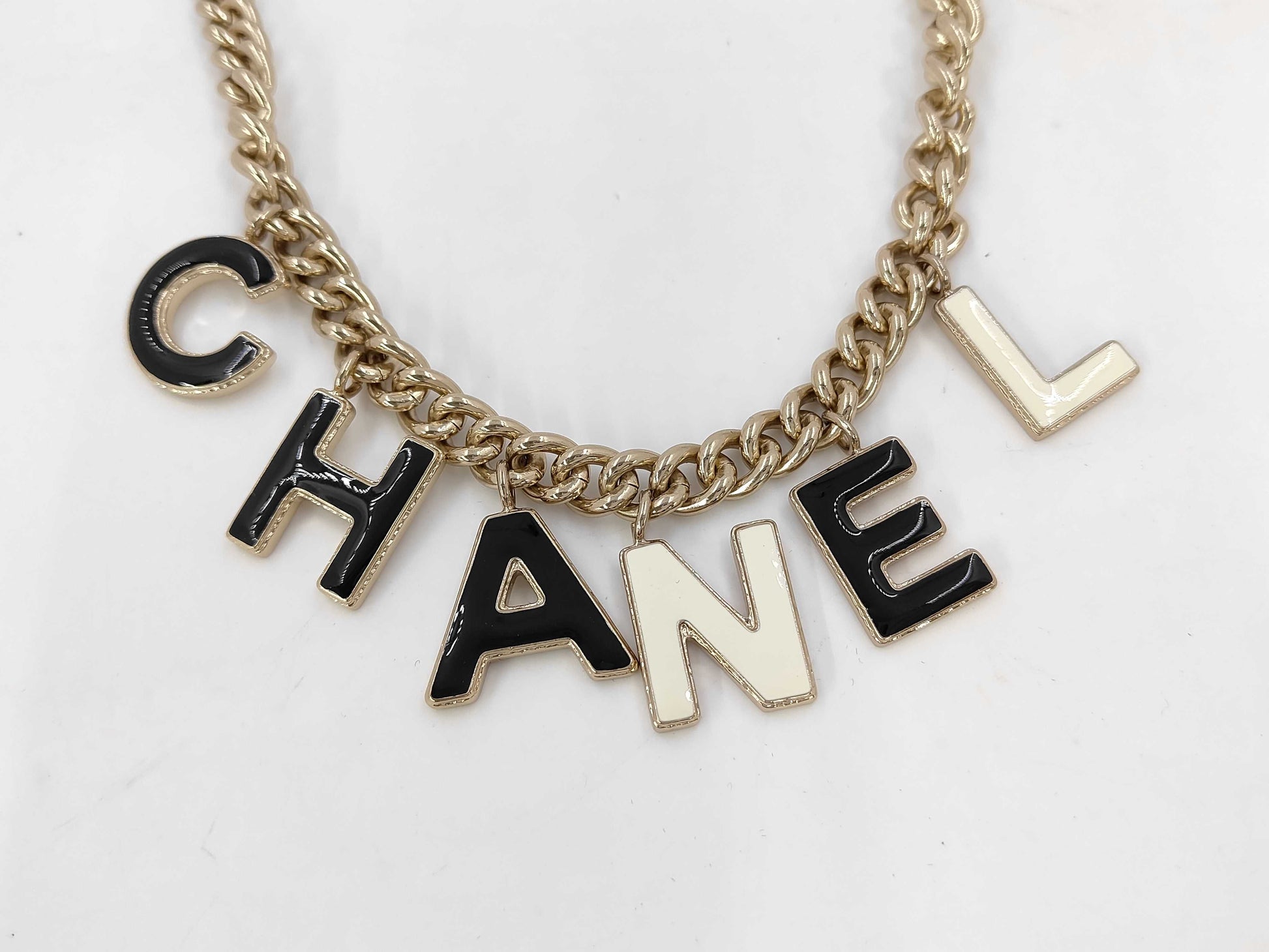 CHANEL Necklace Logo B22A Necklace