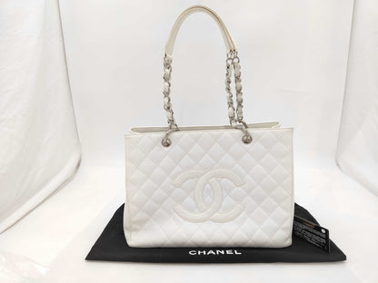 CHANEL GST Caviar Skin Tote Bag