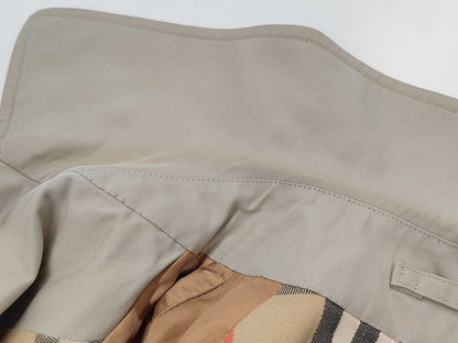 Burberrys Nova Check Trench Coat D-TK9237 Coat