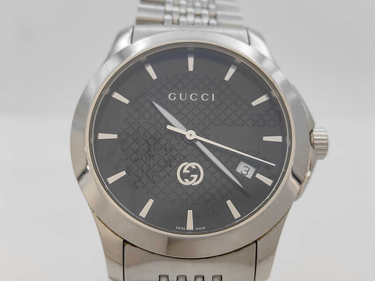 GUCCI 126.4 17468441 Quartz Men's Watch, Current Condition, Unworked