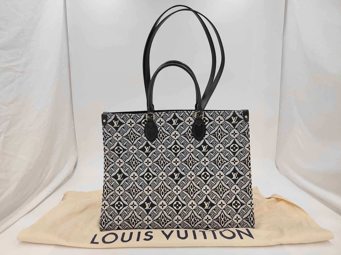 LOUIS VUITTON Monogram Jacquard M57207 On the Go GM FL3220/NFC Tote Bag