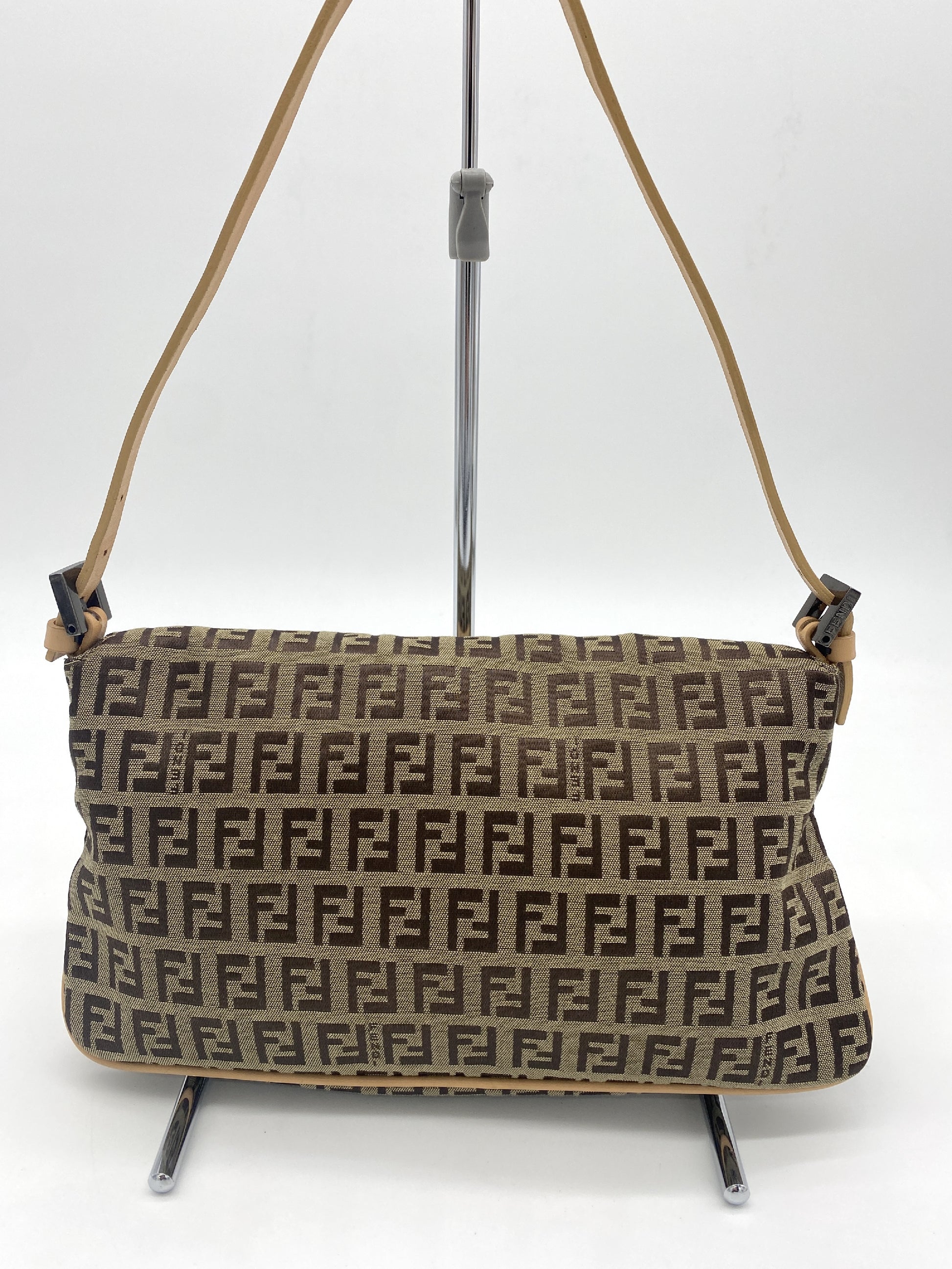 FENDI Zucchino Mamma Bucket Shoulder Bag