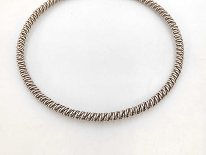 HERMES Twist Choker Necklace 925 39cm Necklace