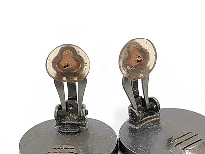 CHANEL CHANEL Earrings Leather Coco Mark Earrings