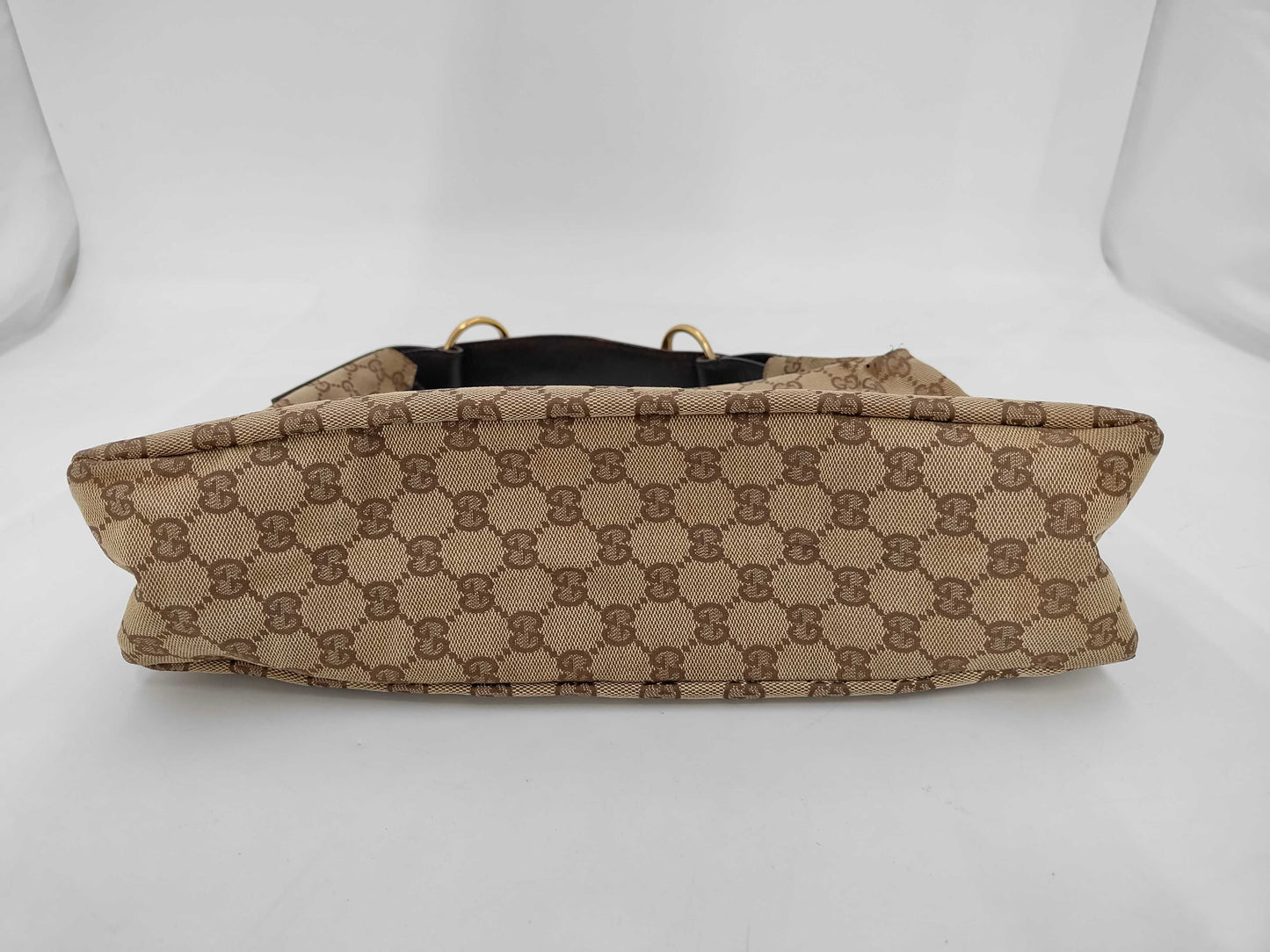 GUCCI GUCCI Horsebit GG Canvas Shoulder Bag Bag