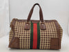 GUCCI GUCCI Sherry Line Boston Bag Houndstooth Pattern Bag