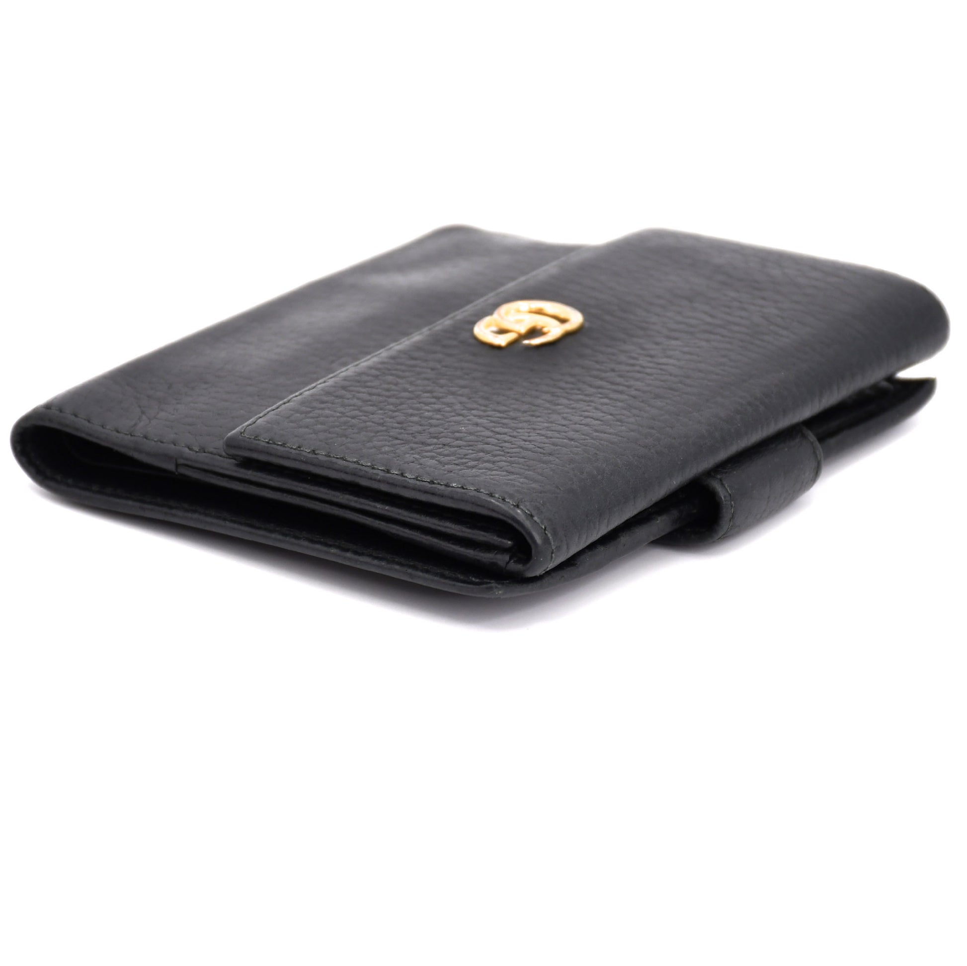 GUCCI GG Marmont Compact Wallet 456122 Double-hook Bifold Wallet