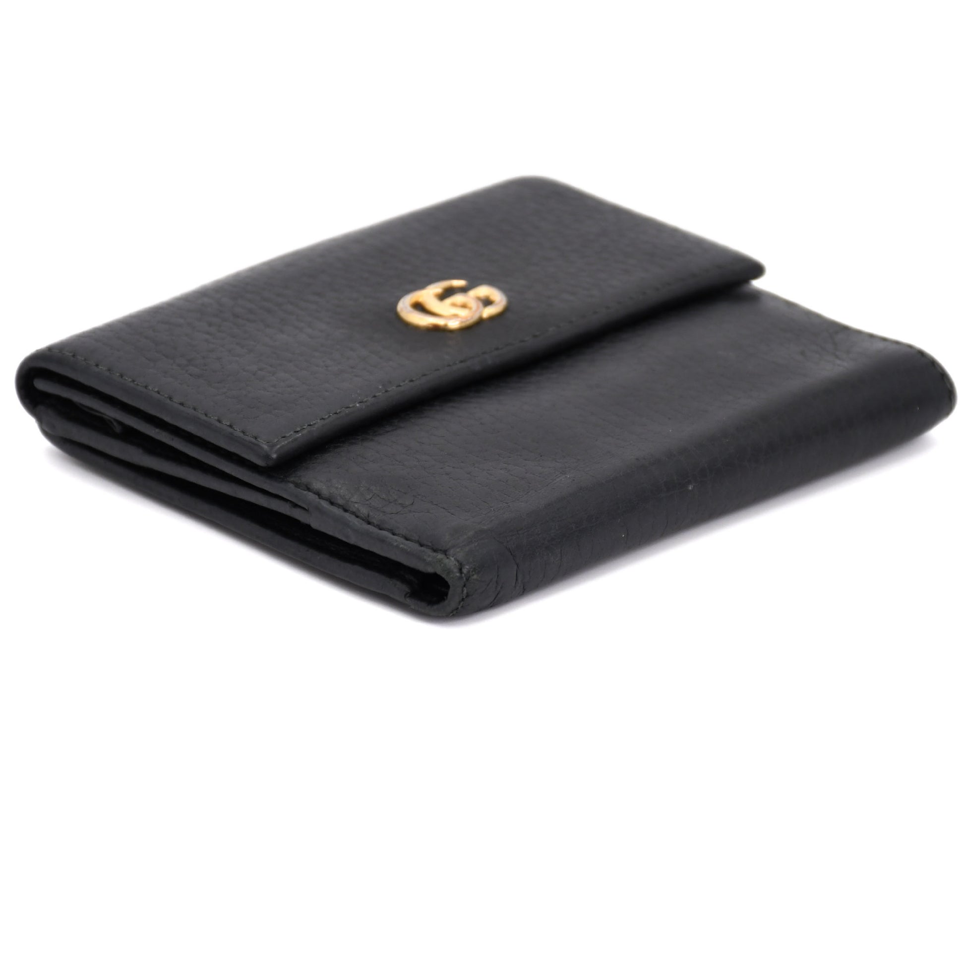 GUCCI GG Marmont Compact Wallet 456122 Double-hook Bifold Wallet