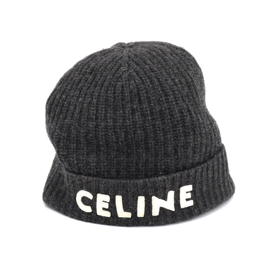 CELINE CELINE Knit hat Cap with logo embroidery Other accessories