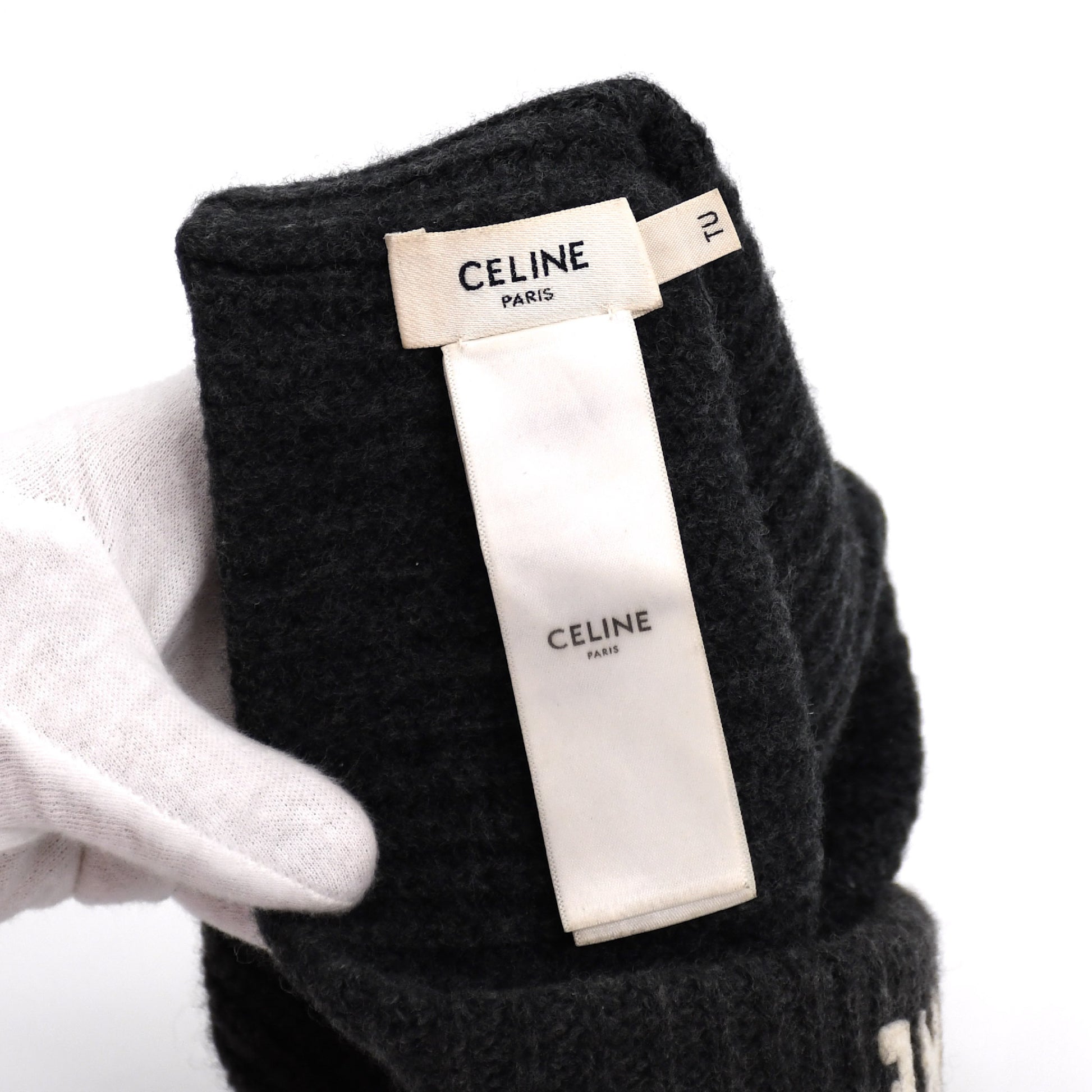 CELINE CELINE Knit hat Cap with logo embroidery Other accessories