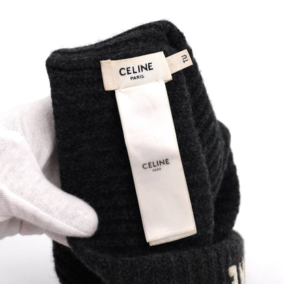 CELINE CELINE Knit hat Cap with logo embroidery Other accessories