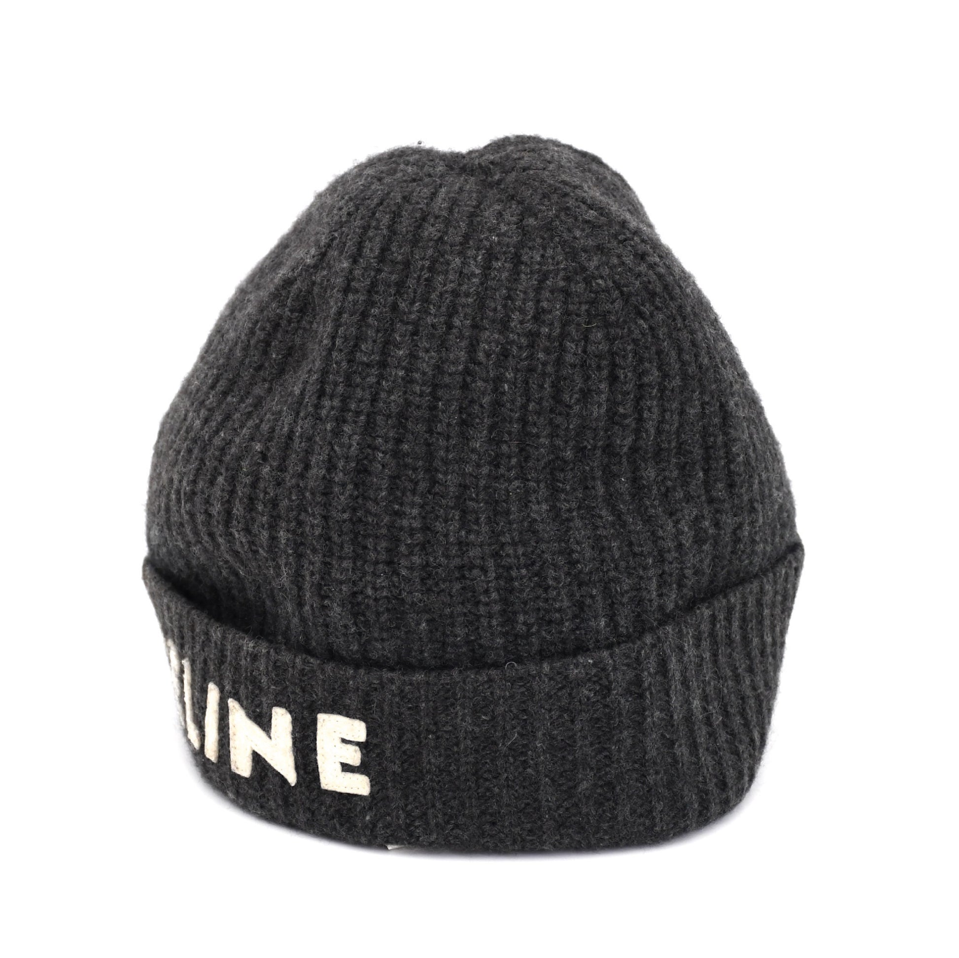 CELINE CELINE Knit hat Cap with logo embroidery Other accessories