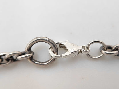 GUCCI Silver GG Logo Necklace