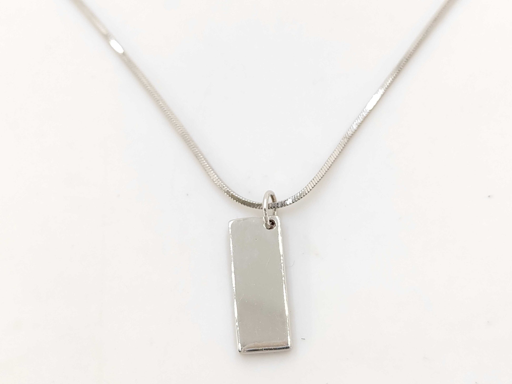 Dior Christian Dior Silver Trotter Plate Pink Necklace