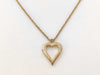 Dior Christian Dior Gold Heart Necklace