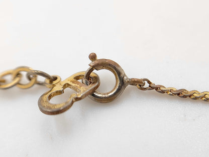 Dior Christian Dior Gold CD Logo Necklace