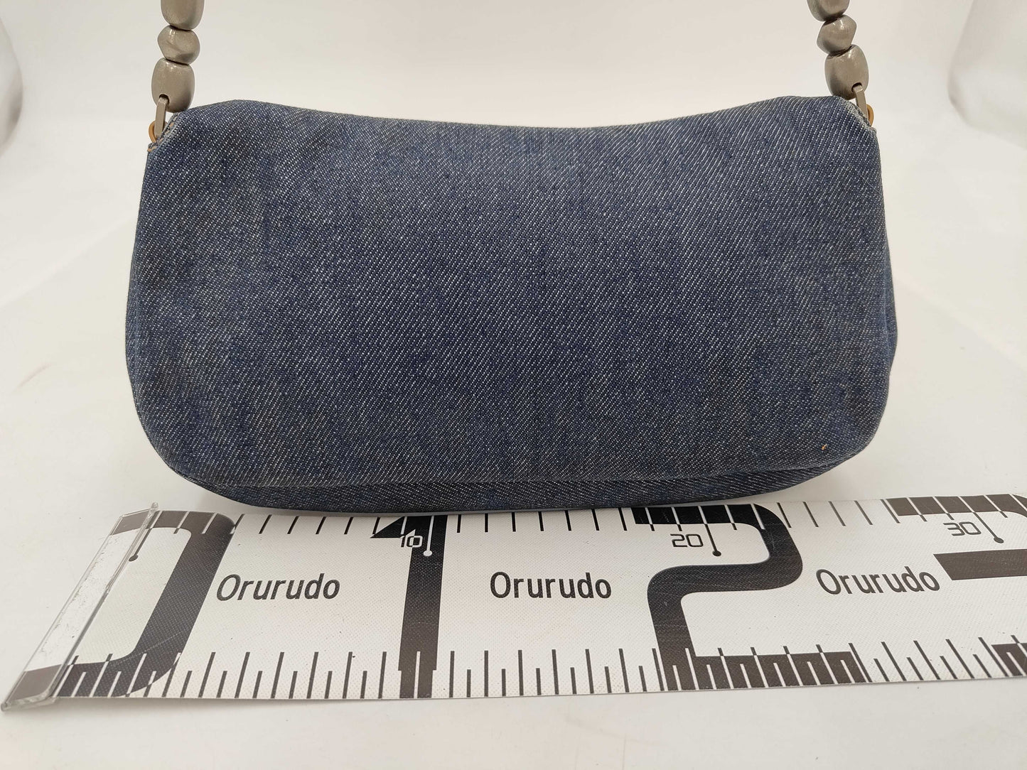Dior Christian Dior Marispearl One-Shoulder Denim Leather MA-1909 Shoulder Bag