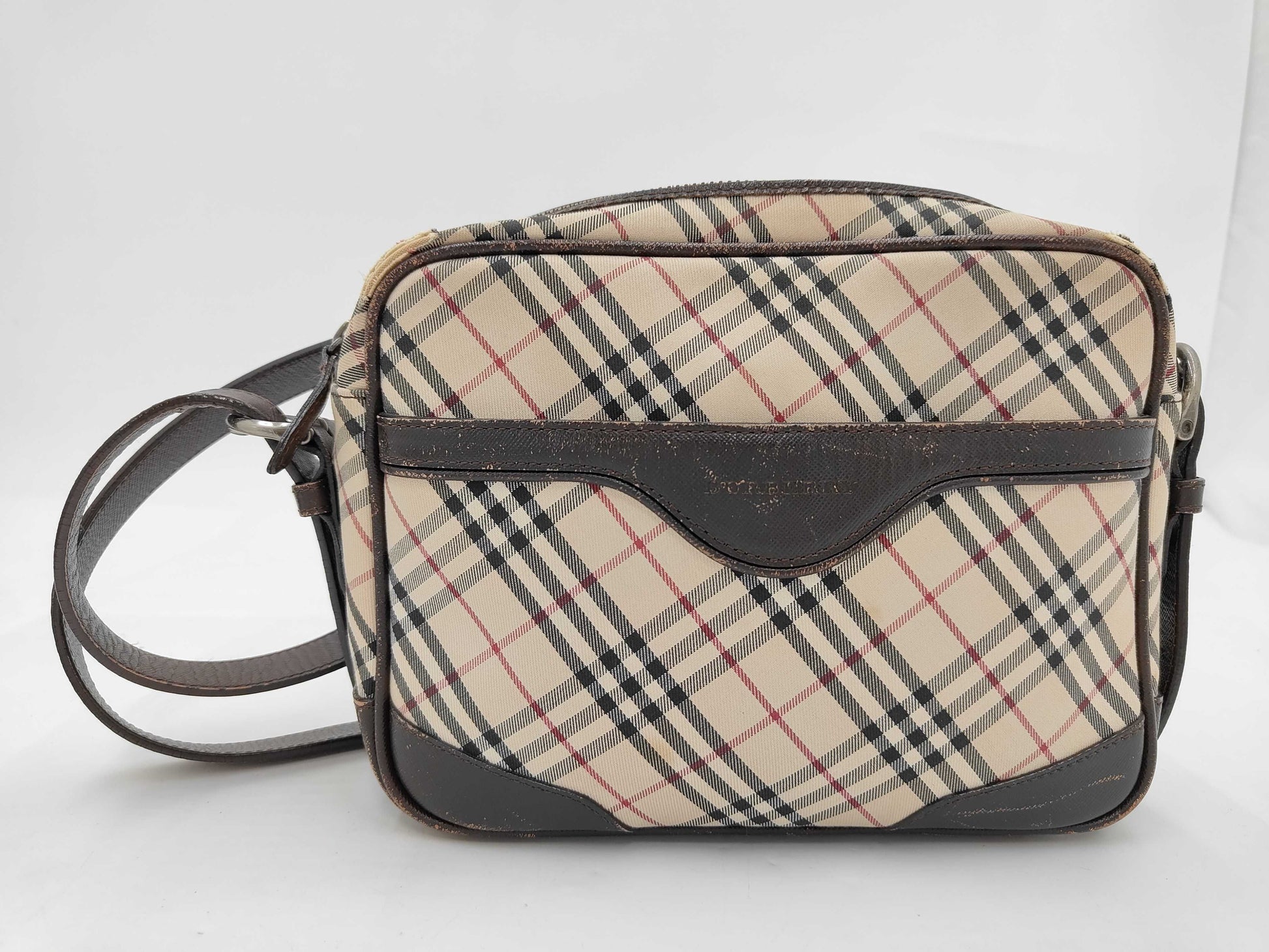 BURBERRY Nova Check Shoulder Bag