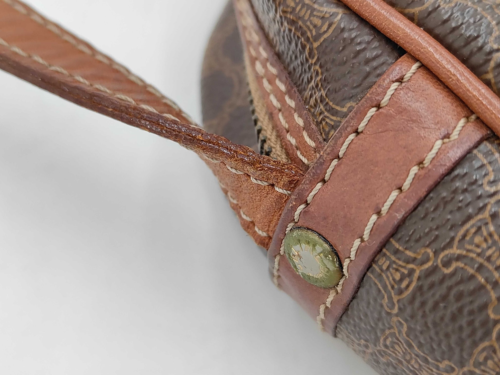 CELINE Macadam Shoulder Bag