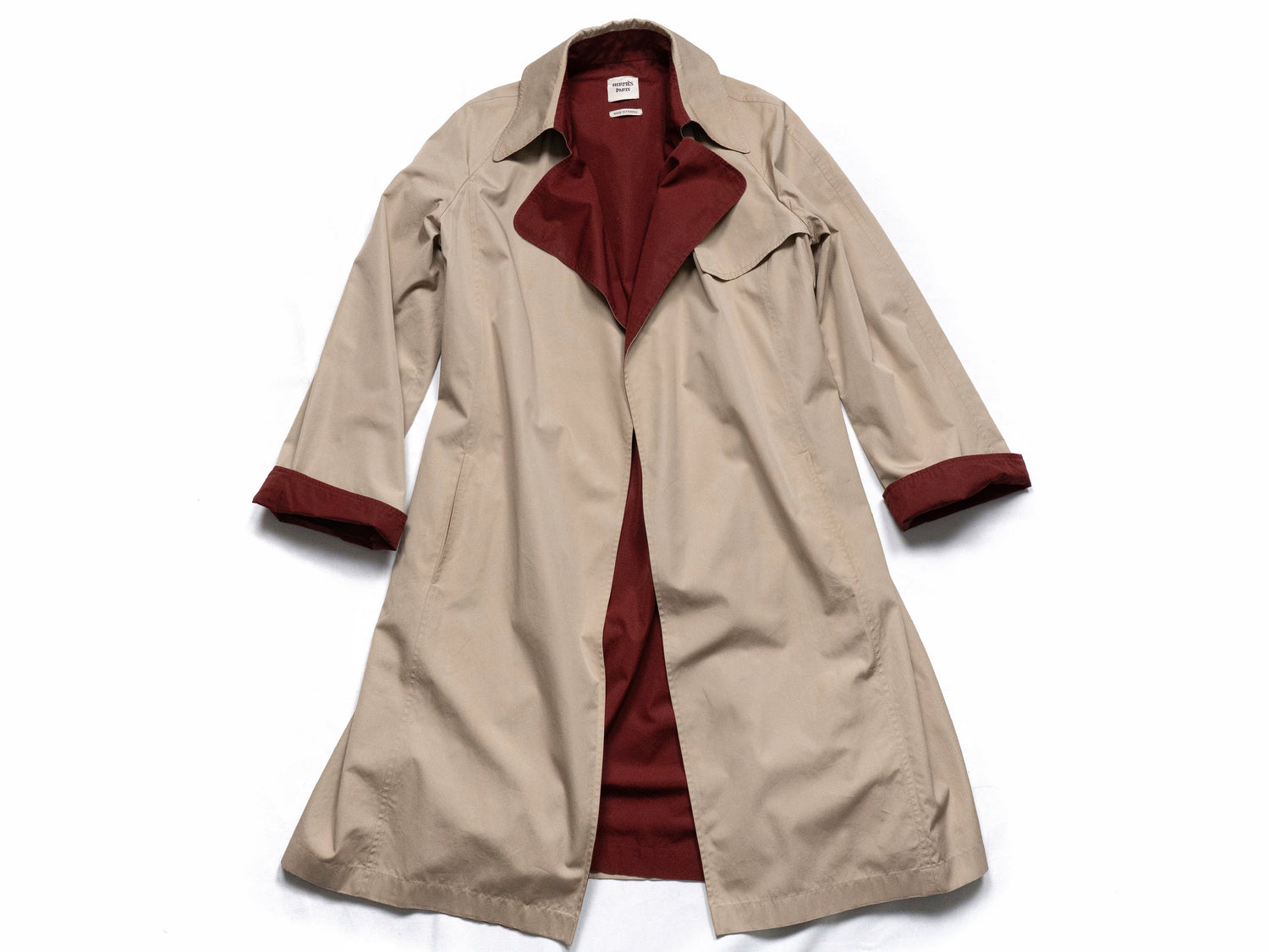 HERMES double-face coat